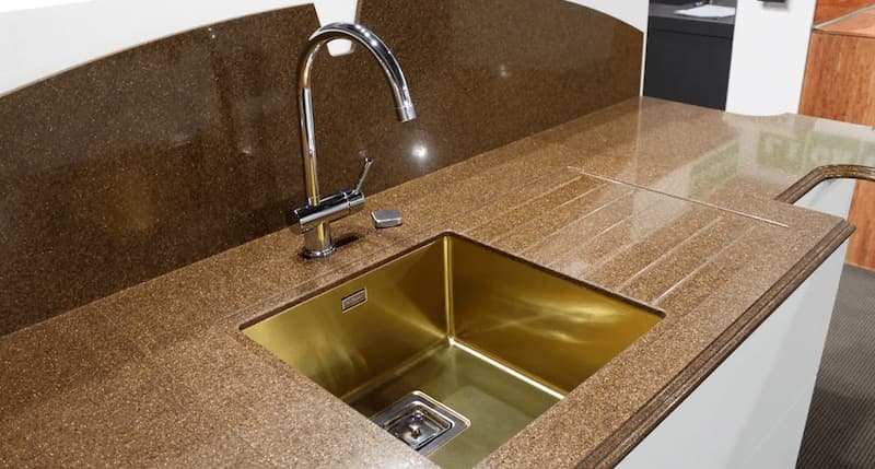 تصویر 4 از سنگ گرانیت صفحه کابینت با مقاومت بالا در برابر حرارت و خط‌وخش